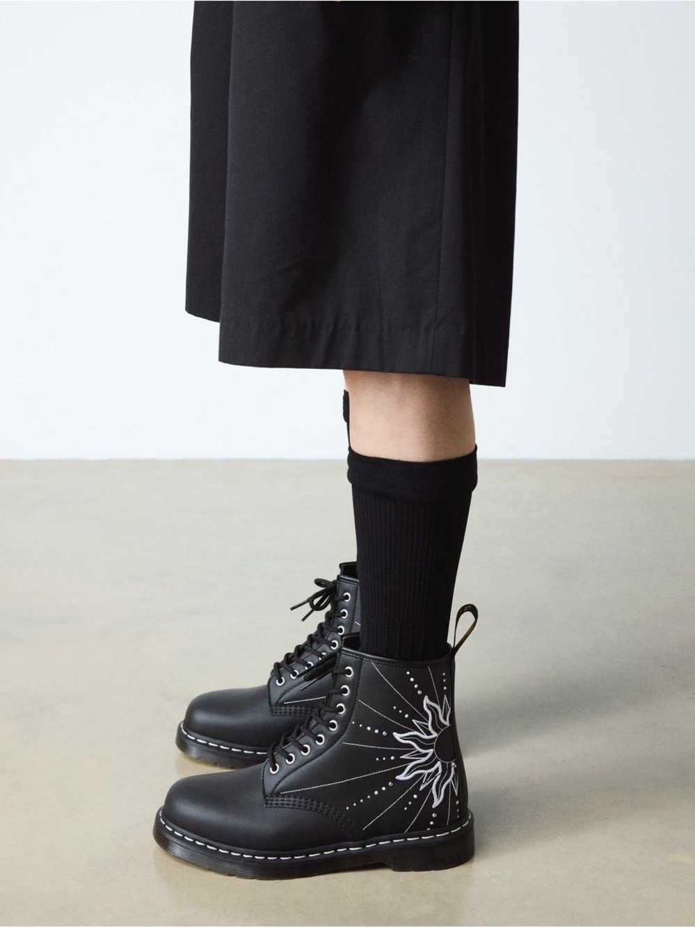 Dr. Martens 1460 SOLAR FLARE RECLAIMED LEATHER BOOTS - Picture 2 of 13